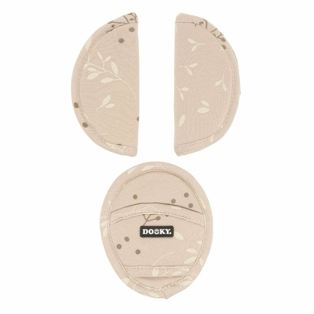 Dooky Gordelbeschermer Universal Pads Leaves Beige