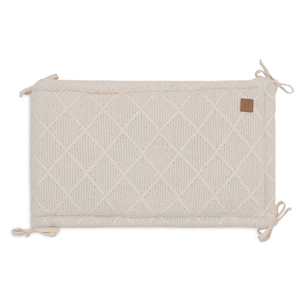 Jollein Boxbumper Check Knit Oatmeal 180 X 30 Cm