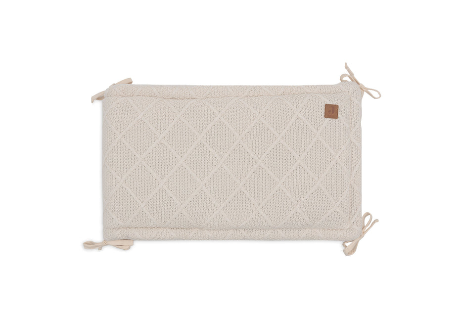 Jollein Boxbumper Check Knit Oatmeal 180 X 30 Cm