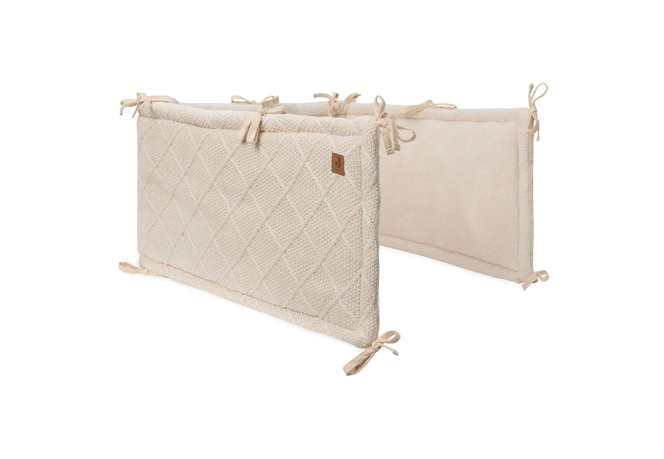 Jollein Boxbumper Check Knit Oatmeal 180 X 30 Cm