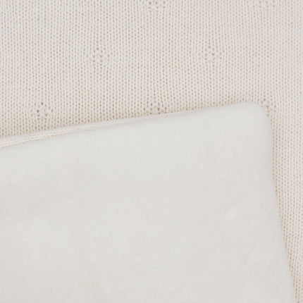 Jollein Boxkleed Cosy Knit Ivory 75 X 95 Cm