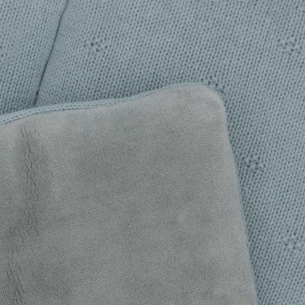 Jollein Boxkleed Cosy Knit Sea Green 75 X 95 Cm