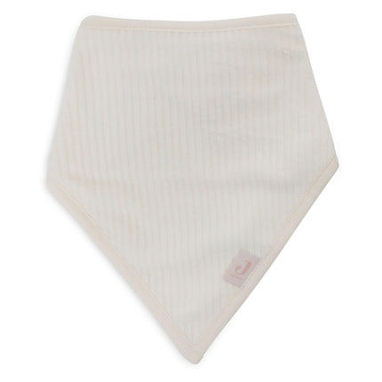 Jollein Slabbetje Bandana Velvet Wild Rose/Ivory 2St