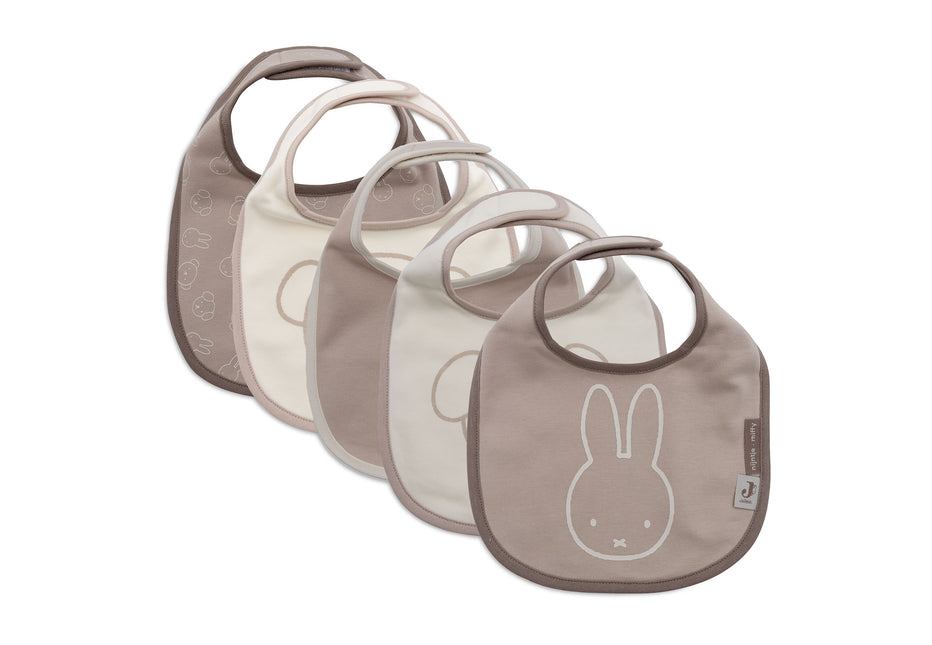 Jollein Slabbetje Waterproof Miffy And Friends 5St