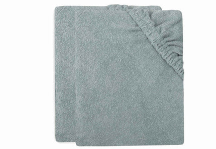 Jollein Aankleedkussenhoes Badstof 50X70Cm Sea Green (2Pack)