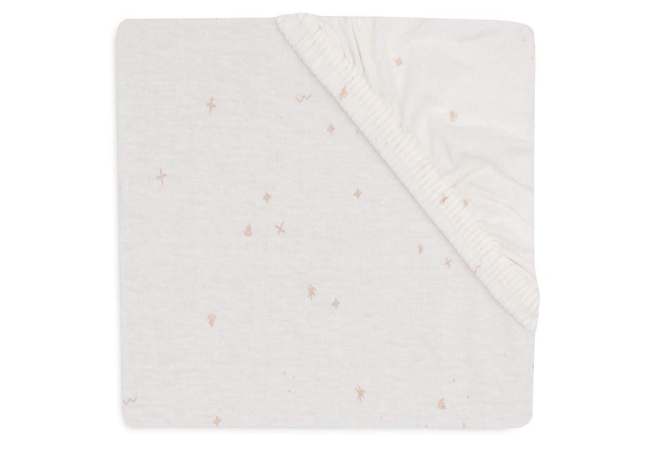 Jollein Hoeslaken Jersey Twinkling Wild Rose 40/50 X 80/90 Cm