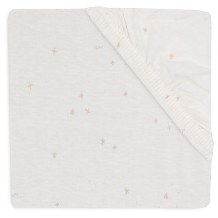 Jollein Hoeslaken Jersey Twinkling Wild Rose 60 X 120 Cm