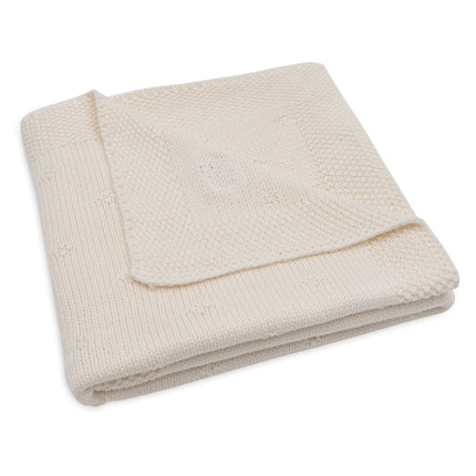 Jollein Wiegdeken Cosy Knit Ivory 75 X 100 Cm