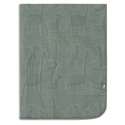 Jollein Wiegdeken Jungle Jambo Ash Green/Laurel 75 X 100 Cm