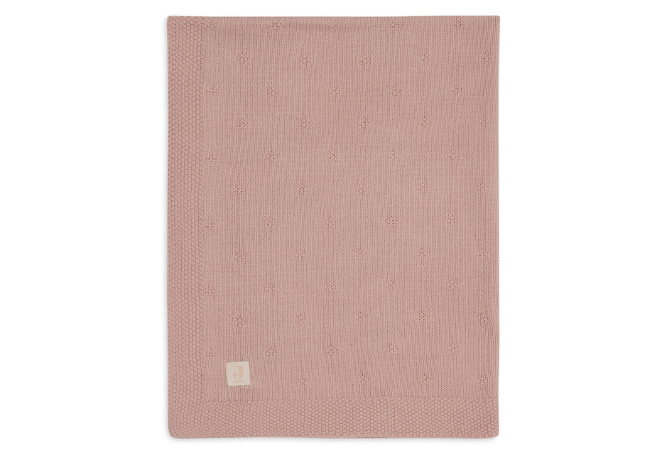 Jollein Deken Ledikant 100X150Cm Cosy Knit Wild Rose