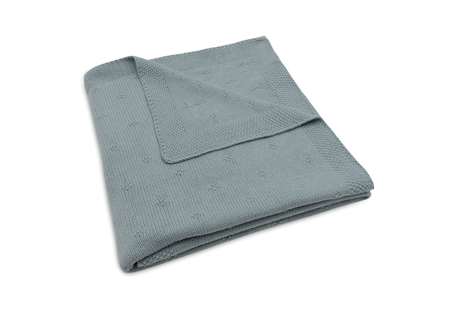 Jollein Deken Ledikant 100X150Cm Cosy Knit Sea Green