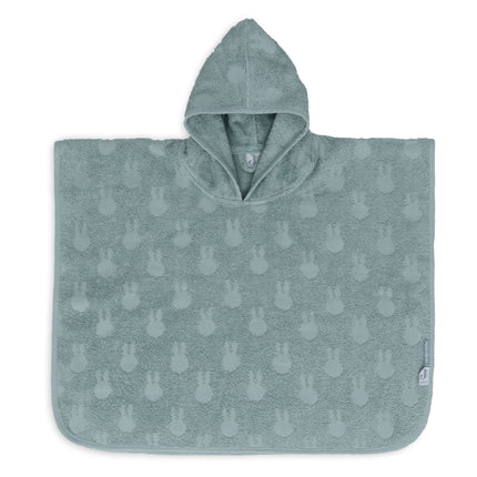 Jollein Badponcho Miffy Jacquard Sea Green