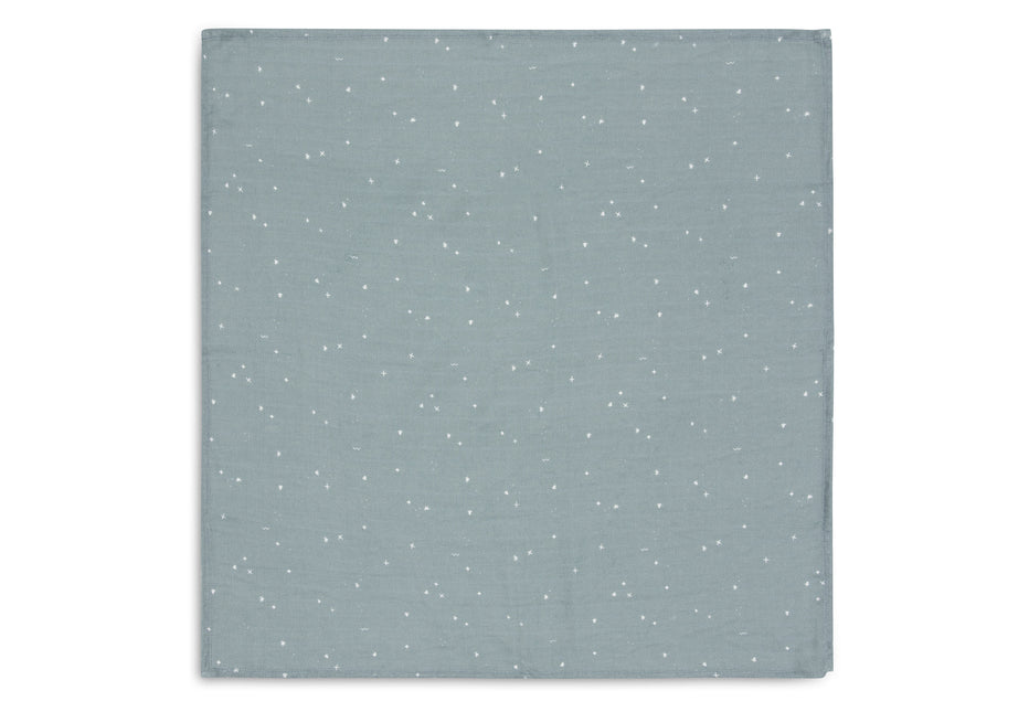 Jollein Hydrofiele Doek Twinkling Sea Green 70X70 Cm 3St