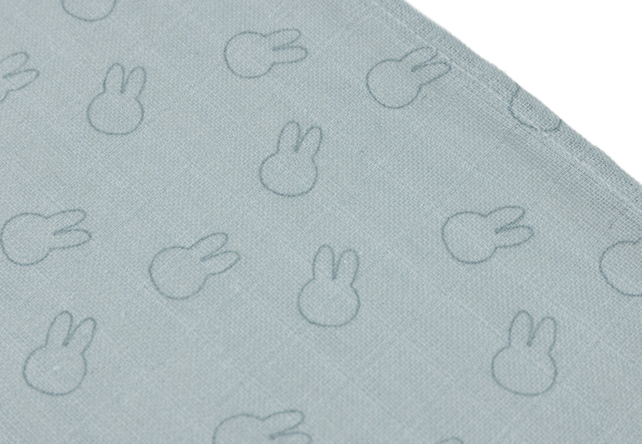 Jollein Hydrofiele Doek Miffy Silhouettes Sea Green 70 X 70 Cm 3St