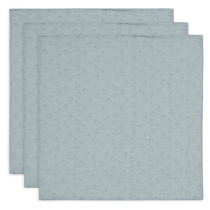 Jollein Hydrofiele Doek Miffy Silhouettes Sea Green 70 X 70 Cm 3St