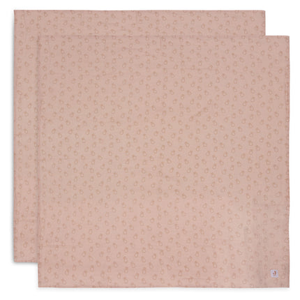 Jollein Hydrofiele Doek Miffy Silhouettes Wild Rose 115 X 115 Cm 2St