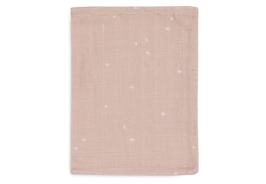 Jollein Hydrofiel Washandje 15X20Cm Twinkling Wild Rose (3Pack)