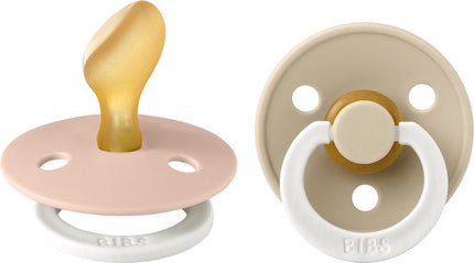 BIBS Speen Maat 2 Anatomical Blush Glow/Vanilla Glow