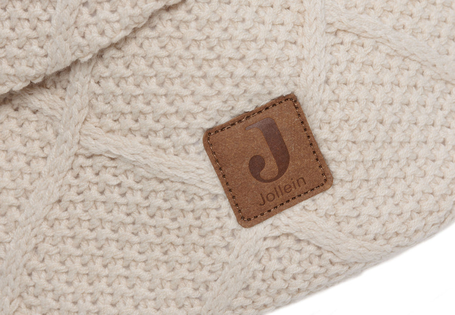 Jollein Commodemandje Check Knit Oatmeal