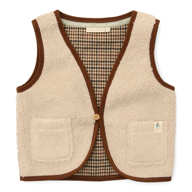 Little Dutch Toddler Boys Winter Gilet Sand