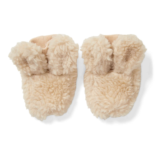 Little Dutch Teddy Slippers Sand