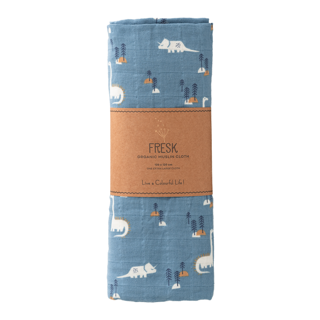 Fresk Swaddle 120x120 cm Dino