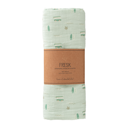 Fresk Swaddle 120x120 cm Surf Boy