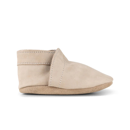 Baby Dutch Babyslofjes Uni Natural nubuck