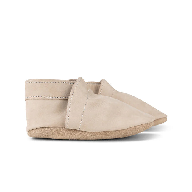 Baby Dutch Babyslofjes Uni Natural nubuck