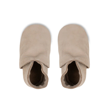 Baby Dutch Babyslofjes Uni Natural nubuck