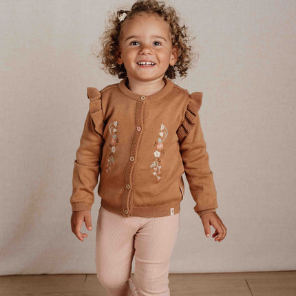 Little Dutch Baby Vestje Gebreid Brown