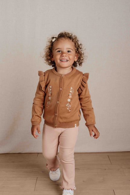 Little Dutch Baby Vestje Gebreid Brown