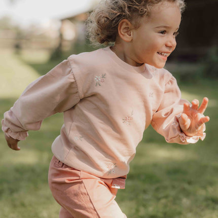 Little Dutch Baby Sweater Soft Rose