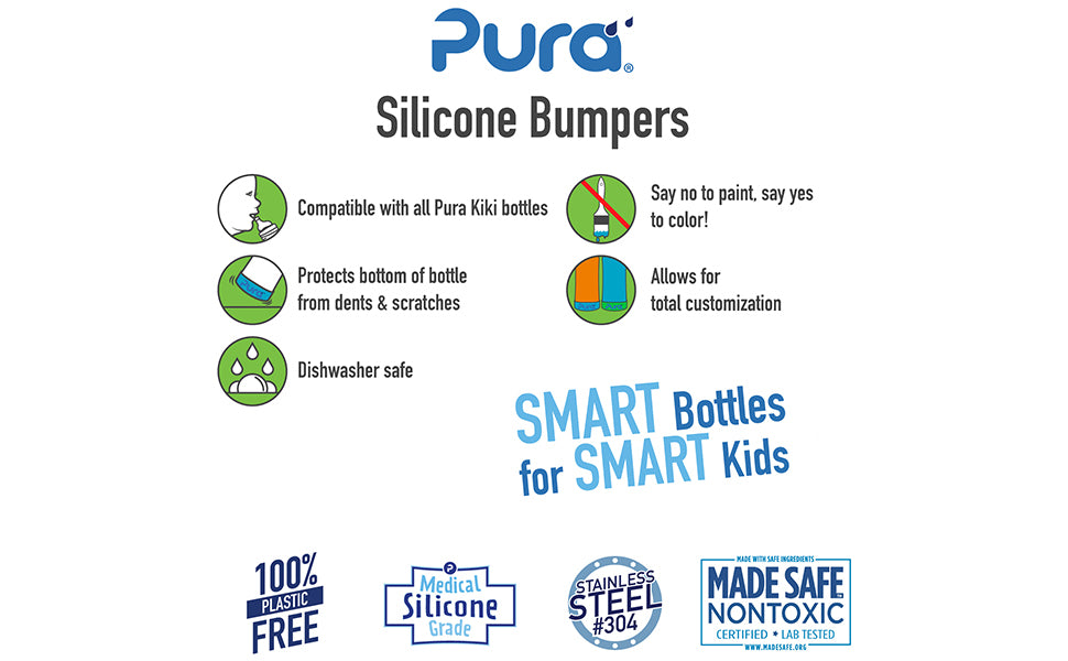 Pura Silicone Bumpers 2 stuks (Moss+Mint)