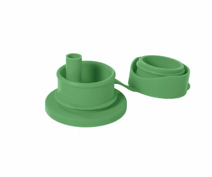 Pura big mouth silicone Sport Rietje - moss