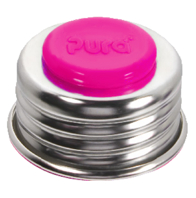 Pura Universal Lid Pink (schroefdop + afsluitdisk)