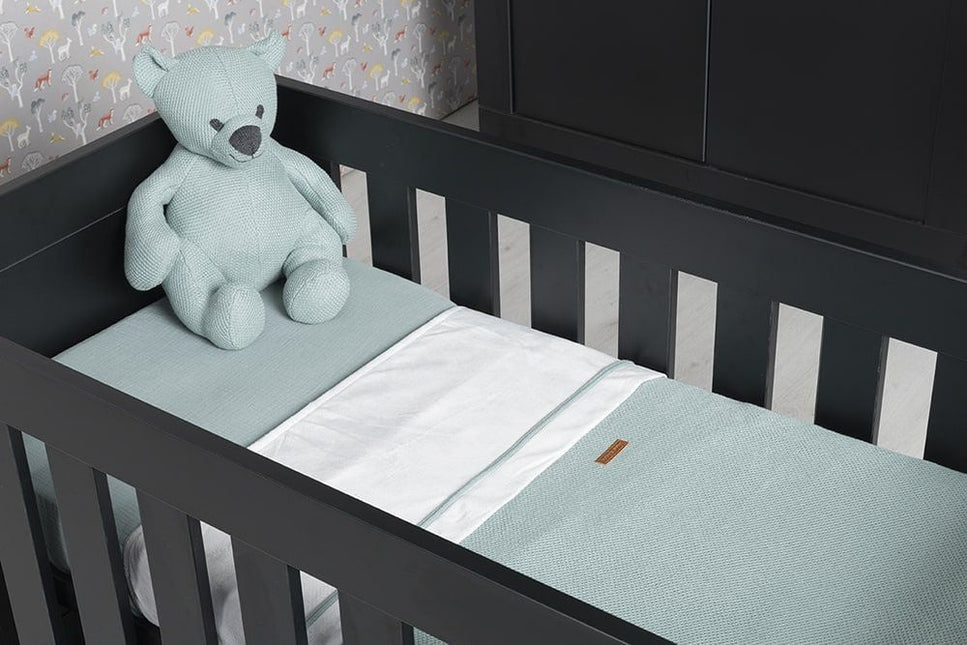 Baby's Only Dekbedovertrek Classic Mint 80x80cm - Baby's Only - Babywinkel - 8719075021088