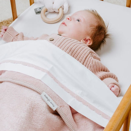 Baby's Only Ledikantdeken Cozy Oud Roze - Baby's Only - Babywinkel - 8720791352448