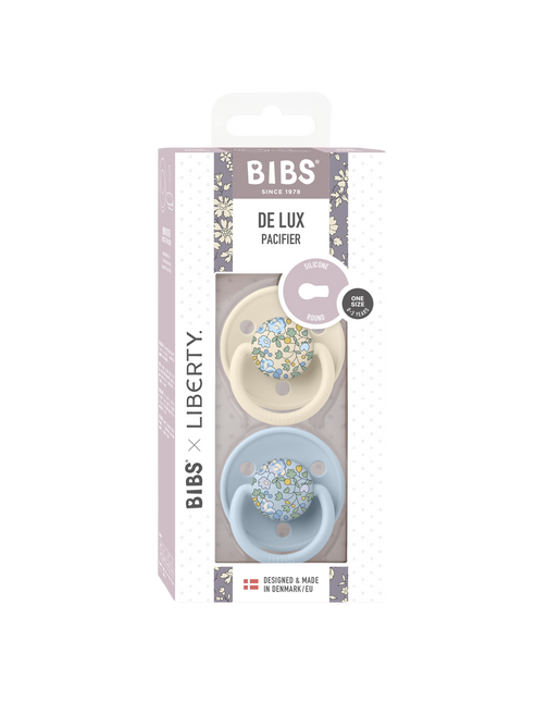 BIBS Speen Liberty De Lux Baby Blue 2St