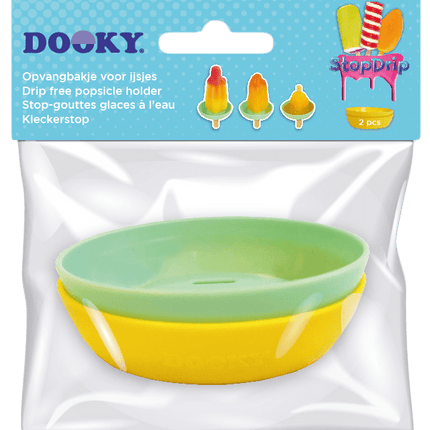 Dooky Kinder Servies Geel - Mint 2st Stop Drip - Dooky - Babywinkel - 5038278005309