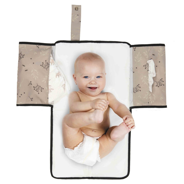 Dooky Verschoningsmat 3 In 1 Romantic Leaves Beige - Dooky - Babywinkel - 5038278011676