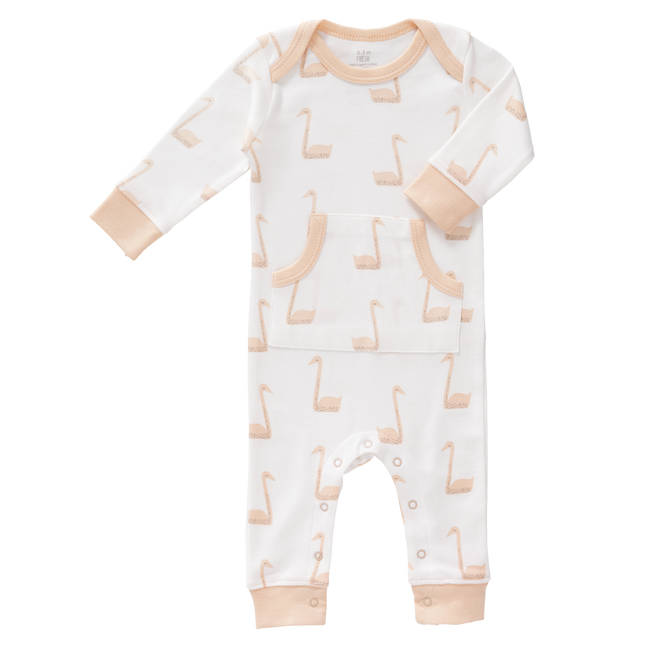 Fresk Baby Pyjama Zonder Voet Swan Pale Peach