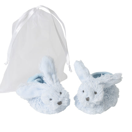 Happy Horse Babyslofjes Konijn Richie In Organza Tas Blue 10cm