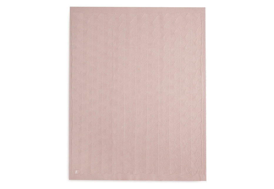 Jollein Ledikantdeken Shell Knit Wild Rose 100x150cm