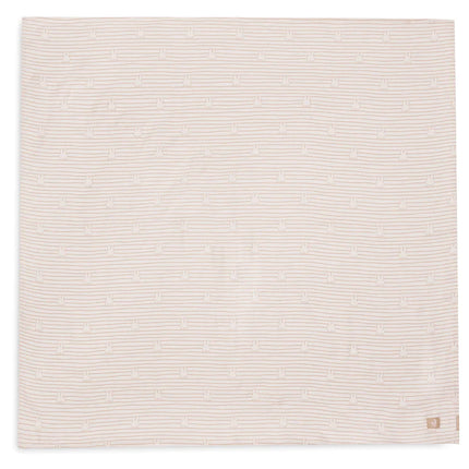 Jollein Hydrofiele Doek Miffy Stripe Biscuit 115cm 2St