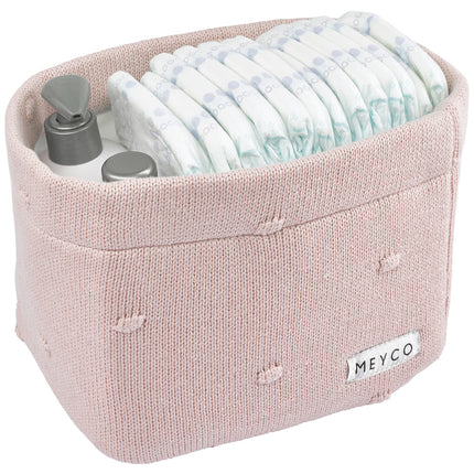 Meyco Commodemandje Small Mini Knots Soft Pink