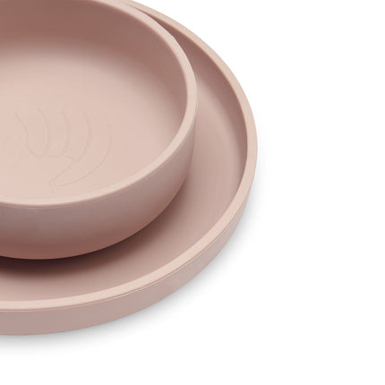 Jollein Kinder Servies Siliconen Pale Pink