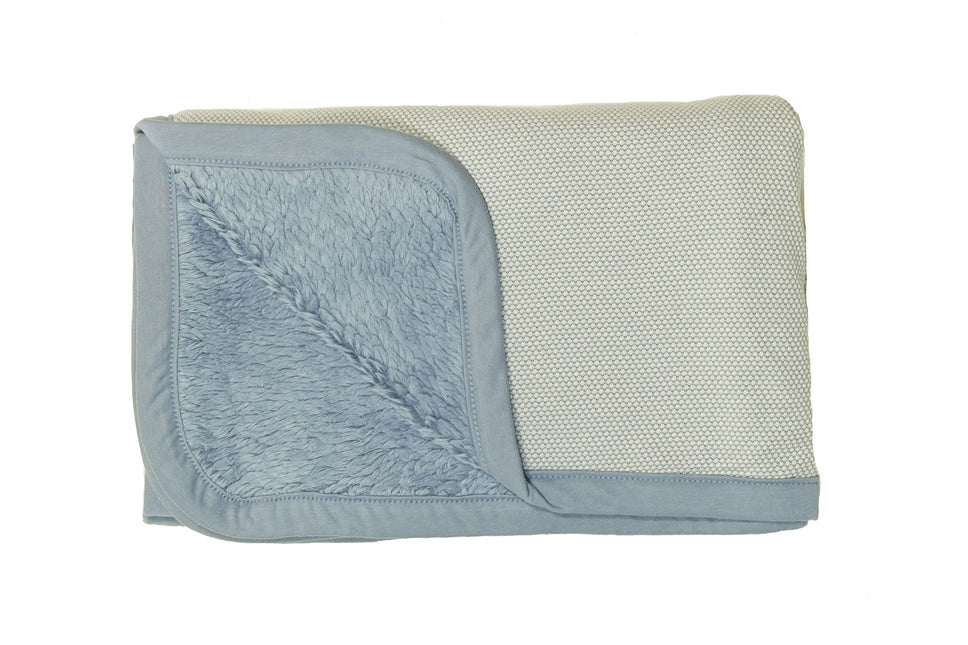 Snoozebaby Wiegdeken T.O.G 2.0 Fresh Blue 100x75cm