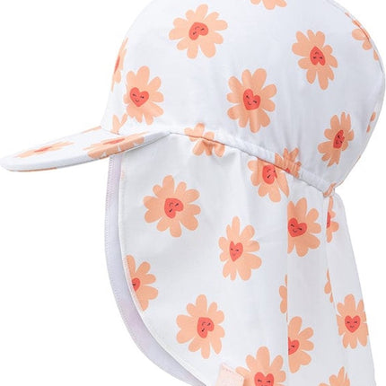 Swim Essentials Zonnehoedje Baby Uv Flower Hearts Neck Protection