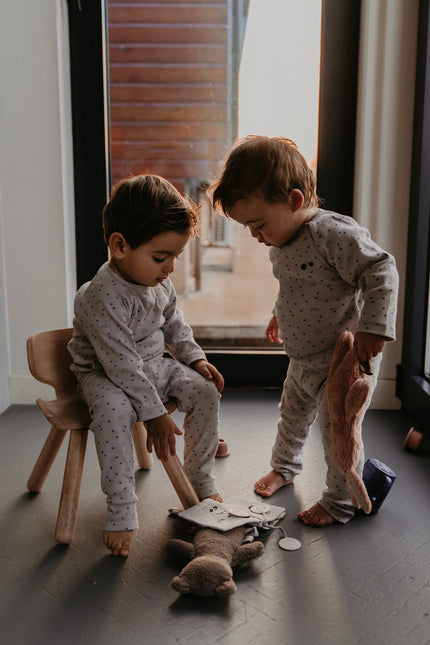 Snoozebaby Książeczka dla niemowląt Organic Czyj to szlak?